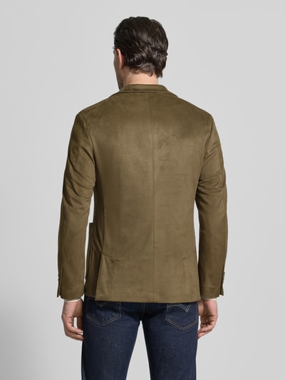 CINQUE Regular Fit Sakko mit Reverskragen Modell 'Benito' Khaki 5