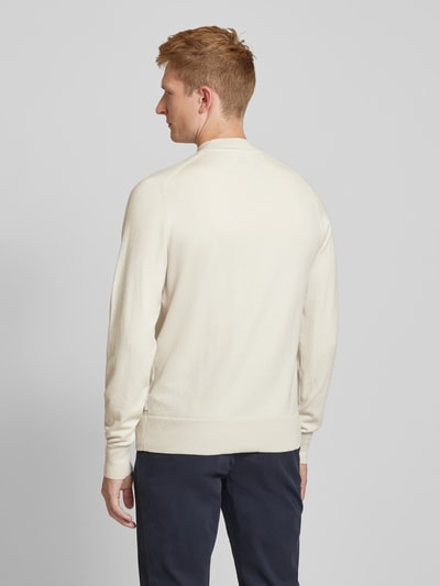 CK Calvin Klein Strickpullover mit Label-Detail Offwhite 5