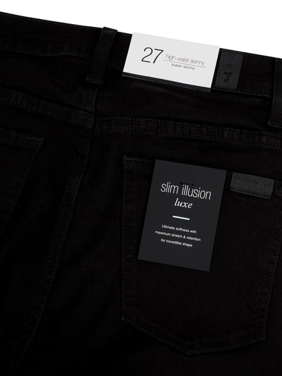 7 For All Mankind Skinny Fit High Waist Jeans aus Modalmischung  Black 5