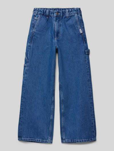 Element Straight leg jeans met labelpatch, model 'CARPENTER' Blauw - 1