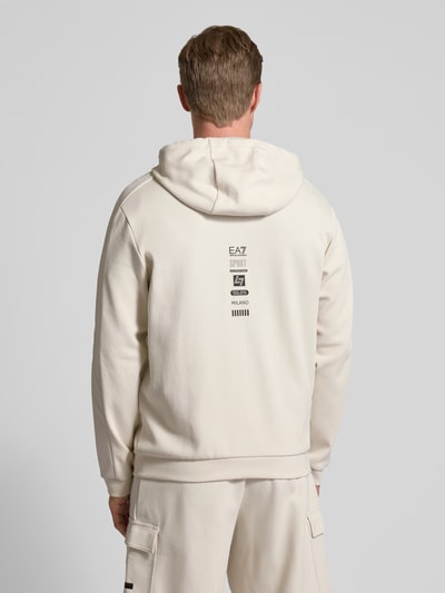 EA7 Emporio Armani Sweatjacke mit Kapuze Offwhite 5