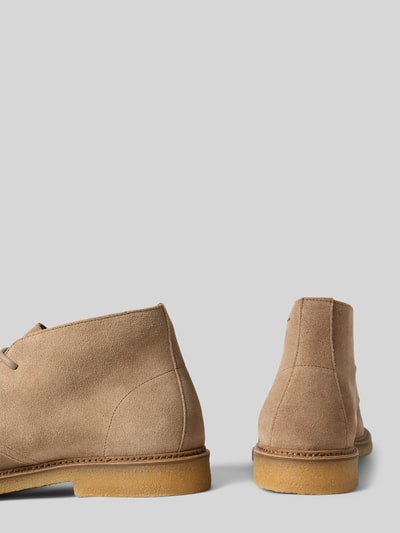 BOSS Boots aus echtem Veloursleder Modell 'KOPE' Beige 2