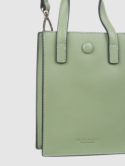 Seidenfelt Torba tote z imitacji skóry, model „Bente”  Miętowy 5