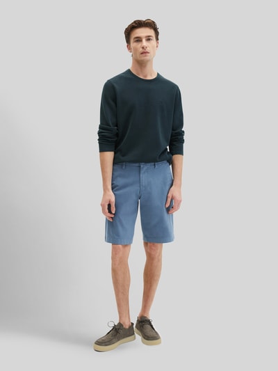 Marc O'Polo Regular Fit Chinoshorts aus Baumwoll-Mix Blau 1