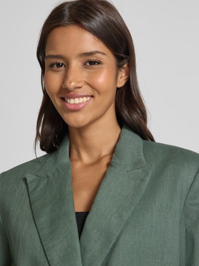 Mango Leinenblazer mit Reverskragen Modell 'MUSGO' Schilf 3