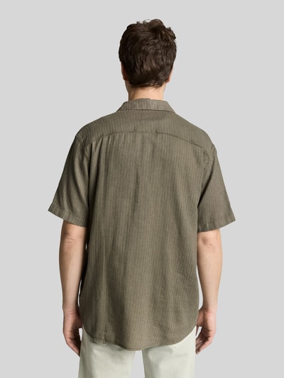 Tom Tailor Regular Fit Freizeithemd aus Leinen-Baumwolle-Mix Lind 5