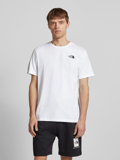 The North Face T-Shirt mit Label-Print Modell 'VERTICAL' Weiss 5