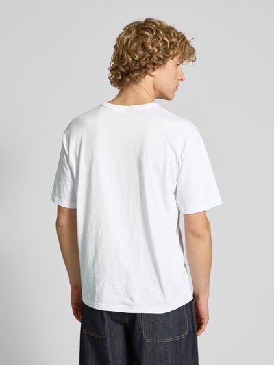 REVIEW T-shirt met labelprint Wit - 5