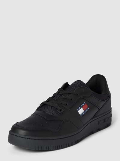 Tommy Jeans Sneaker aus Leder-Mix Black 1