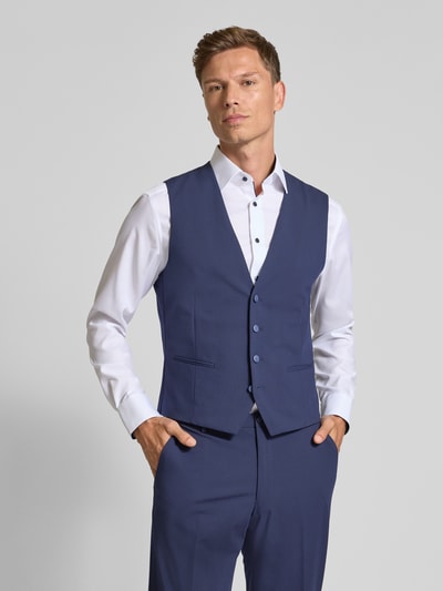 MCNEAL Gilet met paspelzakken Marineblauw - 4