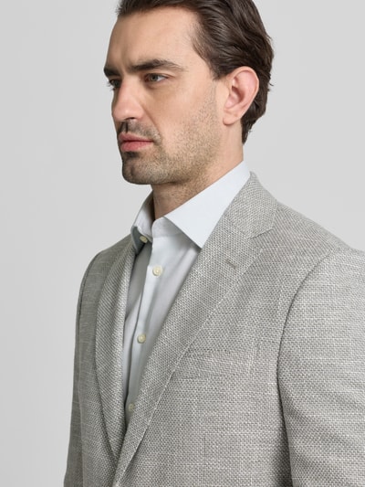 BOSS Regular Fit Sakko aus Baumwoll-Viskose-Mix mit Leinen-Anteil Modell 'HUTSON' Mint 3