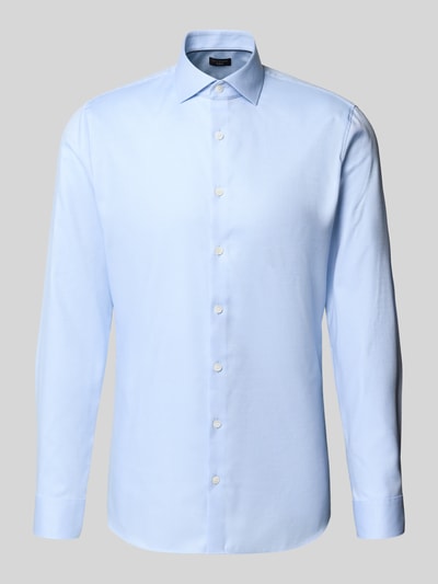 OLYMP No. Six Super slim fit zakelijk overhemd met kentkraag, model 'Royal' Bleu - 2