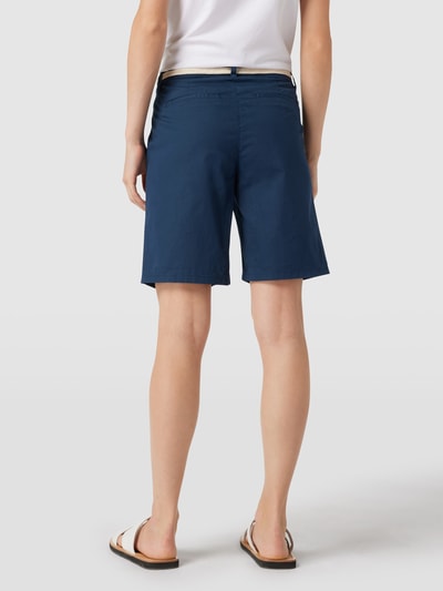 Tom Tailor Shorts mit Gürtel in Flecht-Optik Marine 5