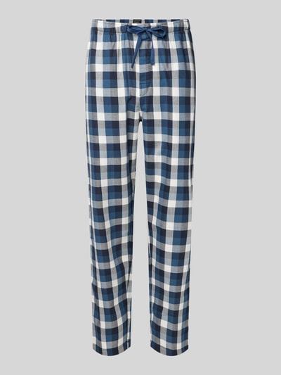 Schiesser Pyjama-Hose mit Eingrifftaschen Blau 1