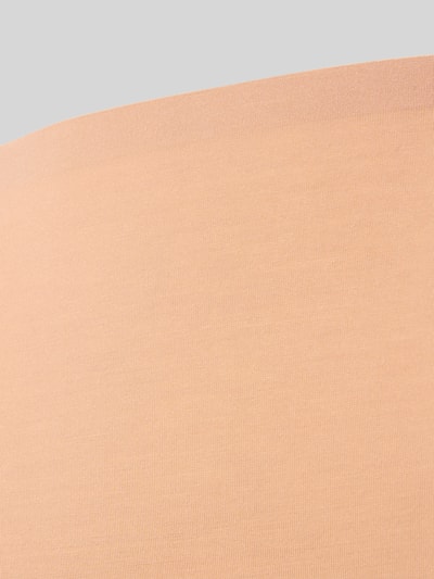 Produktfoto, Slim Fit Slip mit Logo-Print von Mey, elastyczna mieszanka modalu, krój slim fit, logo, wysoki stan, beżowy odcień, gładka tekstura