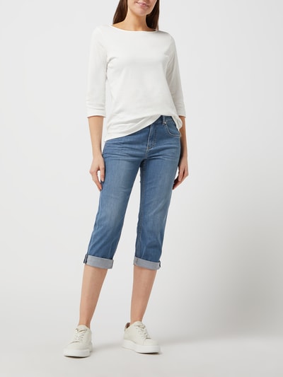 Angels Capri-jeans met stretch, model 'Cici' Lichtblauw - 1