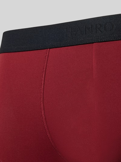 Hanro Trunks mit elastischem Logo-Bund Bordeaux 2