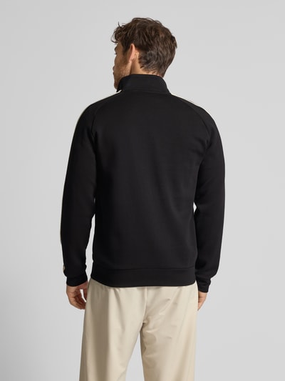 EA7 Emporio Armani Sweatshirt mit Stehkragen und Reißverschluss Black 5