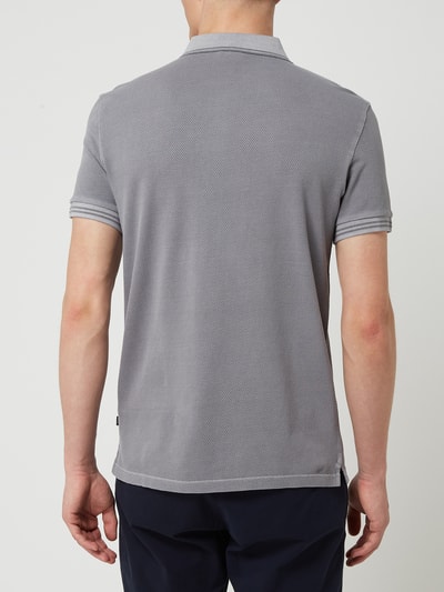 JOOP! Collection Modern Fit Poloshirt aus Baumwolle  Silber 5