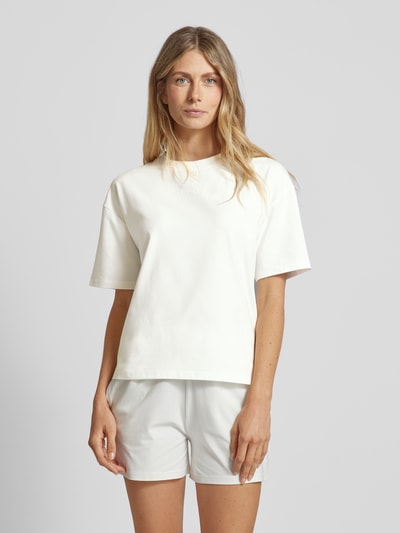 HUGO T-shirt met ronde hals, model 'SHUFFLE' Offwhite - 4