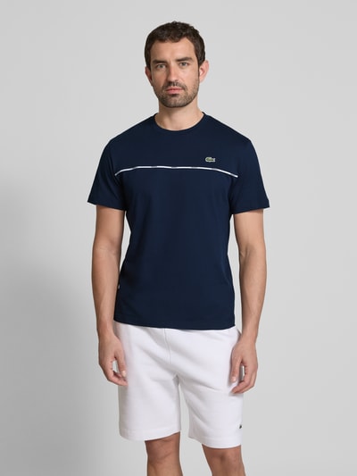 Lacoste T-Shirt mit Logo-Badge Blau 4