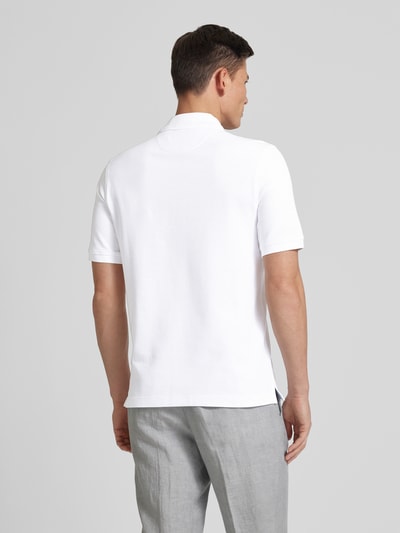 bugatti Koszulka polo w jednolitym kolorze Biały 5