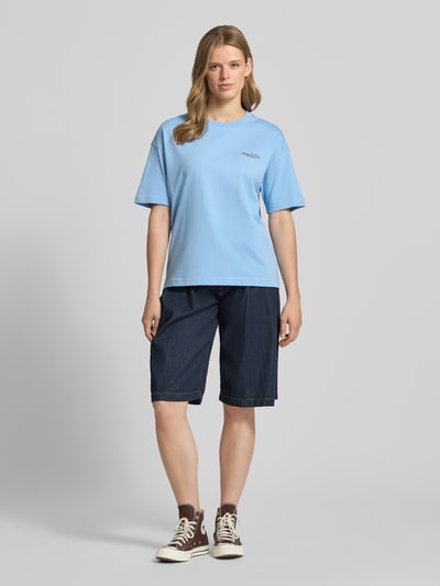 Marc O'Polo DENIM Regular-Fit T-Shirt aus reiner Baumwolle Hellblau 1