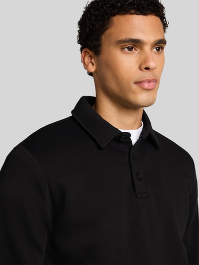 Tom Tailor Denim Regular Fit Poloshirt aus Baumwoll-Mix Black 3