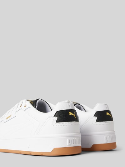 Puma Sneakers van leer met labeldetail Wit - 2