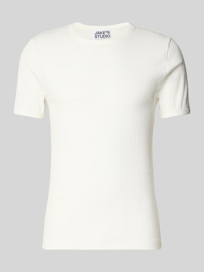 JAKE*S STUDIO MEN T-shirt met ronde hals Offwhite - 2