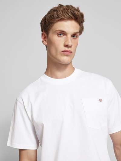 Dickies T-Shirt mit Brusttasche Modell 'LURAY' Weiss 3