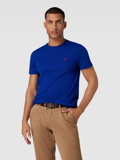 Polo Ralph Lauren T-Shirt in Melange-Optik Royal 4