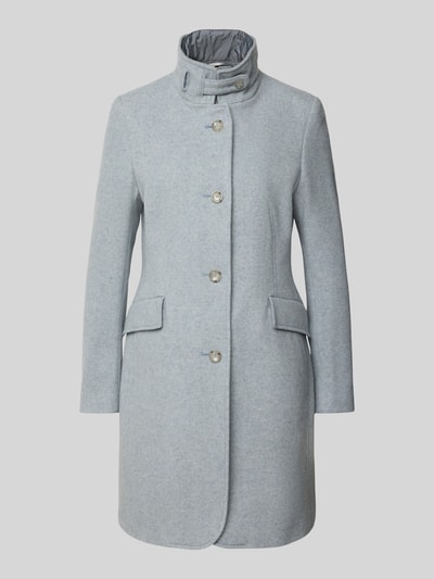 Cinque Lange jas met opstaande kraag, model 'Astrella' Lichtgrijs - 2