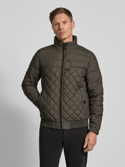 PME Legend Steppjacke mit Stehkragen Modell 'GLIDER' Schlamm 4