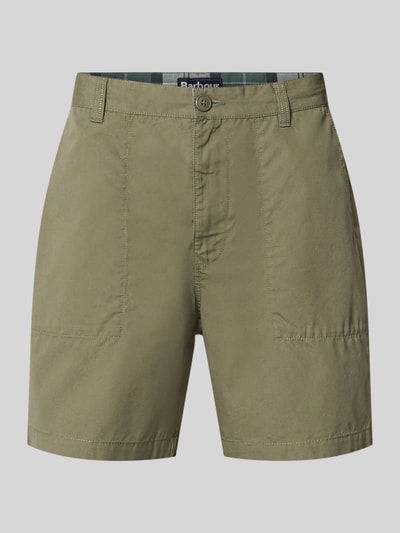 Barbour Regular fit chino-shorts van puur katoen model 'SHERBURN' Olijfgroen - 2