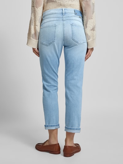 Cambio Slim Fit Jeans in verkürzter Passform Modell 'PARLA SEAM' Hellblau 5