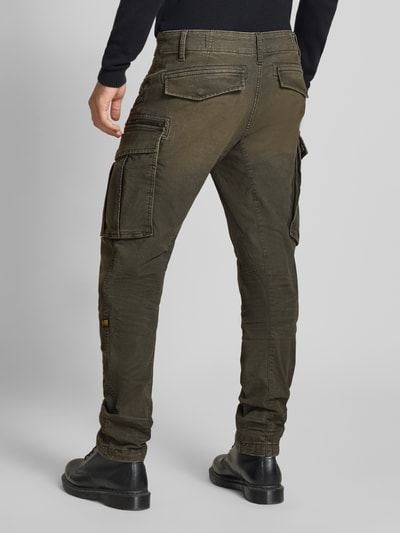G-Star Raw Spodnie o kroju regular fit z kieszeniami cargo model ‘Rovic zip 3d’ Oliwkowy 5