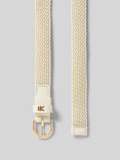 Produktfoto, Gürtel in Flechtoptik Modell 'ESSENTIAL EFFORTLESS 2.5' van Tommy Hilfiger in effen vlechtlook met doornsluiting, logo-applicatie en leren details