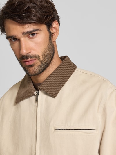 MCNEAL Hemdjacke mit Reißverschluss Sand 3
