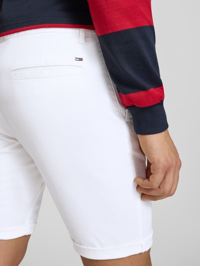 JACK & JONES Szorty o kroju regular fit z wpuszczanymi kieszeniami model 'BOWIE' Biały 3