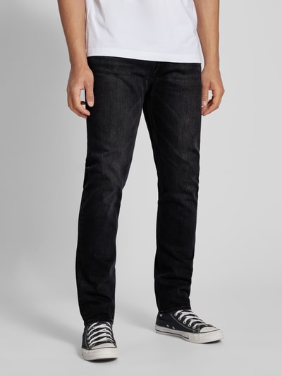 Hugo Blue Slim Fit Jeans im 5-Pocket-Design Modell 'Ash' Dunkelgrau 4