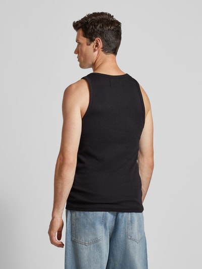 Low Lights Studios Tanktop met labelstitching Zwart - 5