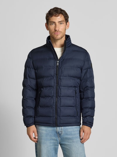 Strellson Regular Fit Steppjacke mit Stehkragen Modell 'MODENA FUSED' Dunkelblau 4