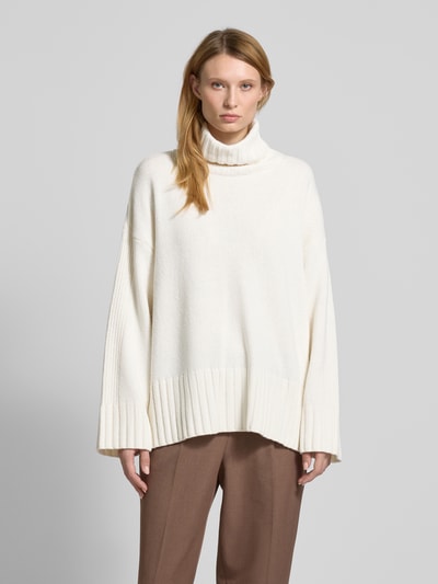 Barbour Strickpullover mit Rollkragen Modell 'Josephine' Offwhite 4