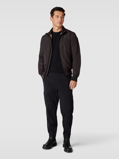 Blauer USA Jacke mit Stehkragen Modell 'GIUBBINI CORTI IMBOTTITO' Black 1