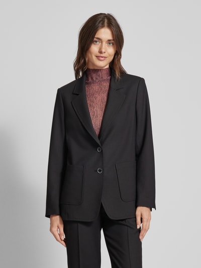 Marc Cain Blazer met reverskraag Zwart - 4