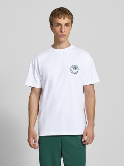 BLKVIS T-shirt met logo en ronde hals Wit - 4