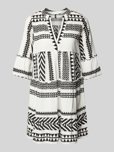 Vero Moda Figurumspielendes Tunikakleid aus reiner Baumwolle Modell 'DICTHE' Black 2