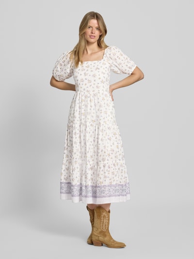 Pepe Jeans Uitlopende vrijetijdsjurk van puur katoen Offwhite - 4