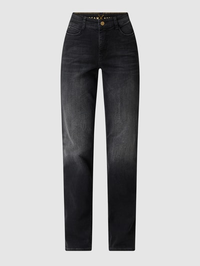 MAC Straight fit jeans met modal, model 'Dream' Zwart - 2